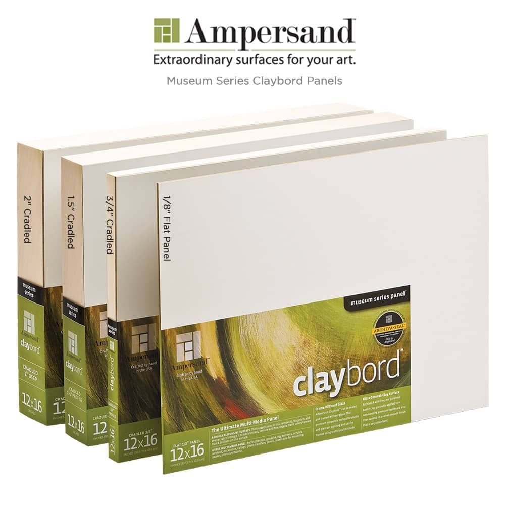 Ampersand Claybord 1/8 Inch 5X5 Pk/4 