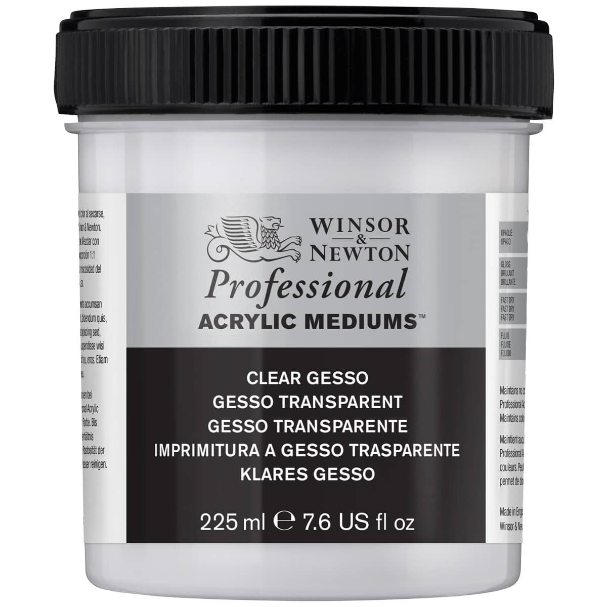 Winsor & Newton Acrylic Gesso - 237 mL, Clear