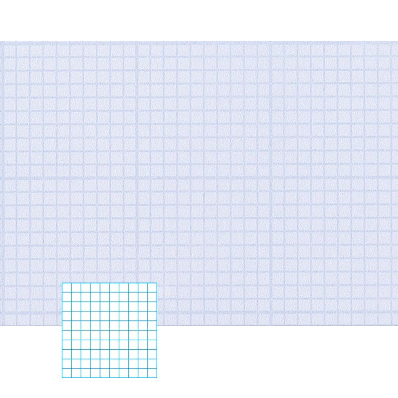 Clearprint 1000H Fade-Out Vellum 8.5" x 11" Pad, 10 x 10 Grid, 50 Sheets