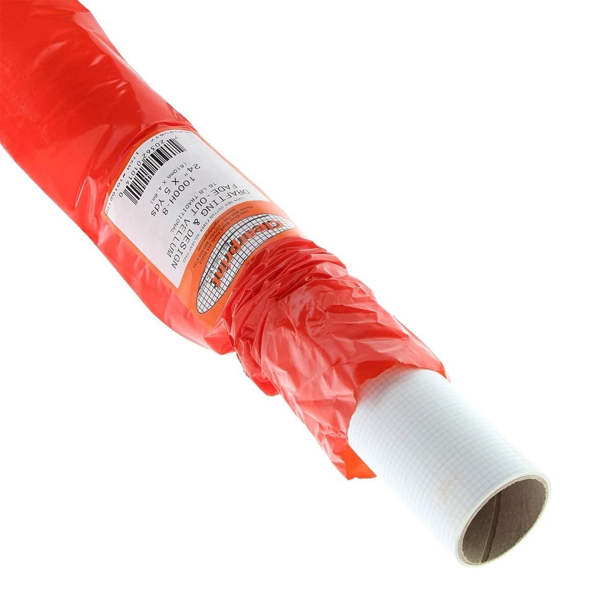 Clearprint 1000H Design Vellum Pads Transparent 8" x 8" Grid 24" x 5 yd