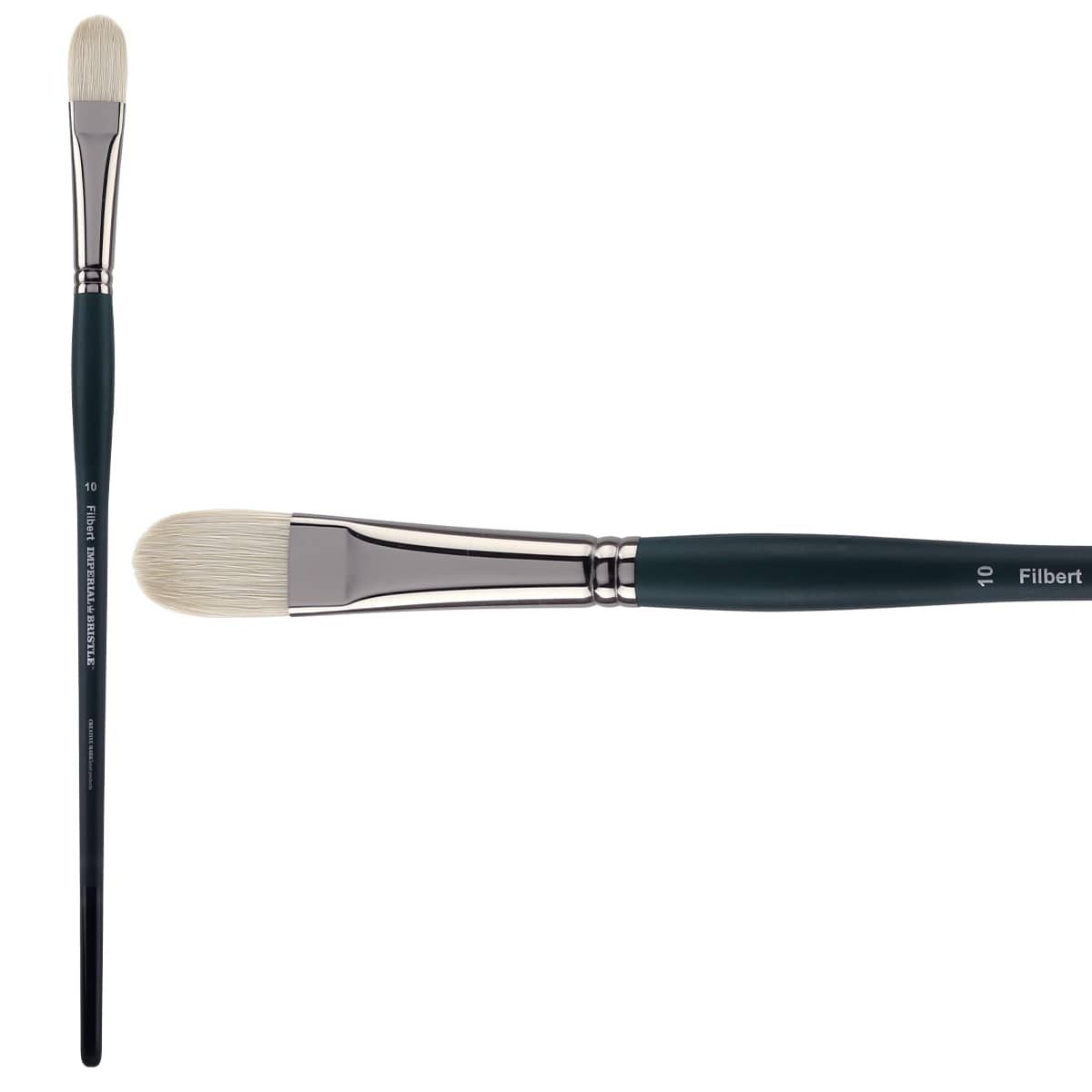 Imperial Professional Chungking Hog Bristle Brush, Filbert Size #10