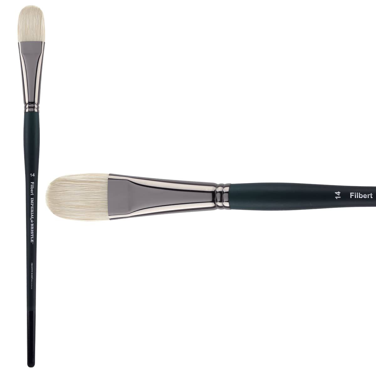 Imperial Professional Chungking Hog Bristle Brush, Filbert Size #14