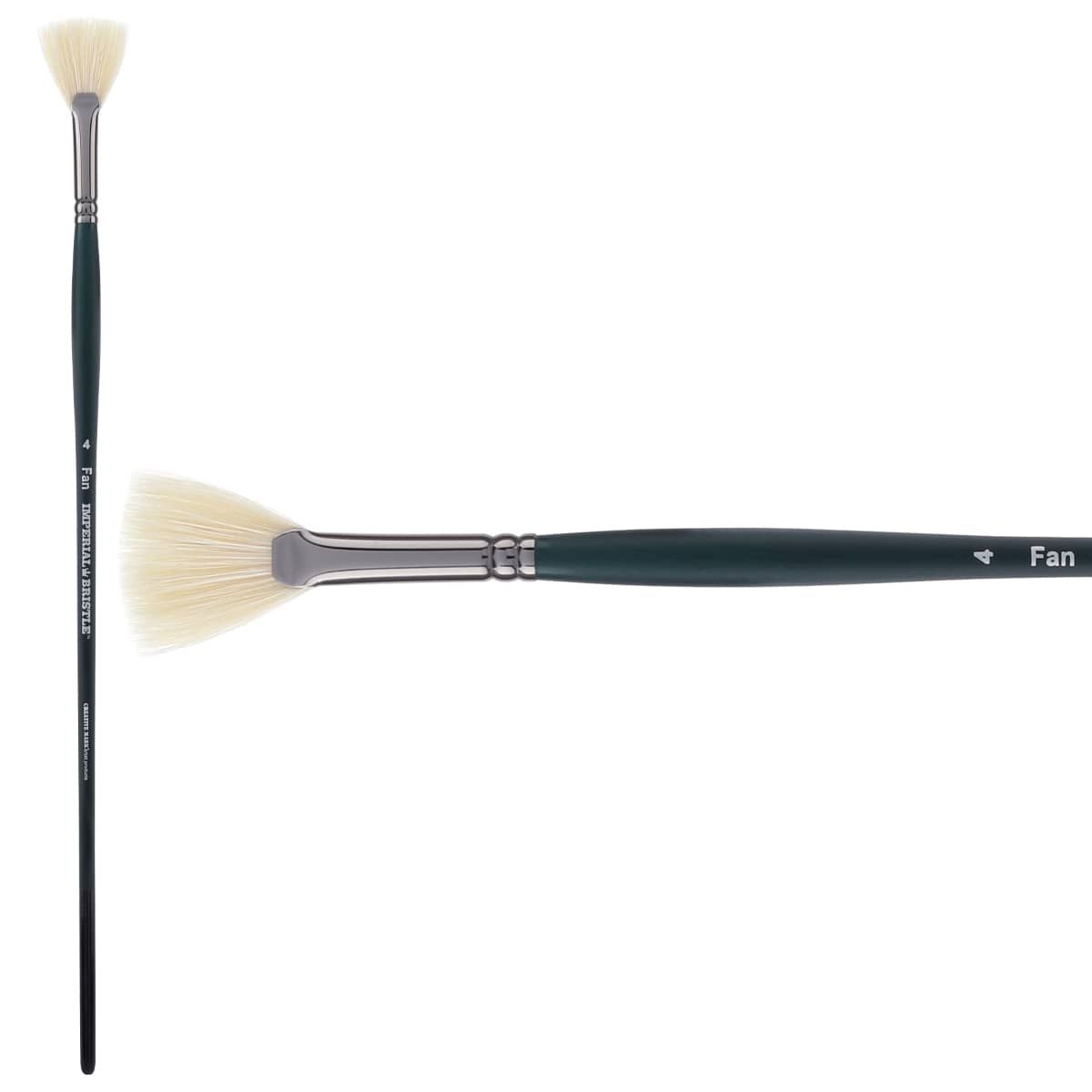 Imperial Professional Chungking Hog Bristle Brush, Fan Size #4