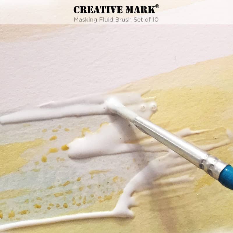 Creative Mark Masking Fluid Brush Set of 10
