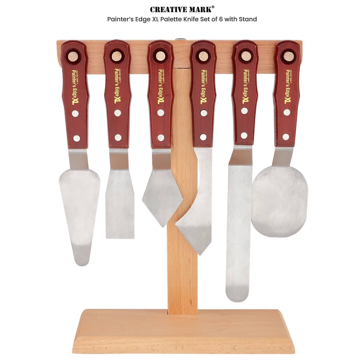 Creative Mark Painter's Edge XL Palette Knife and Stand Set