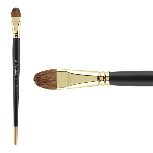 Creative Mark ProStroke Red Sable Brush, Almond Filbert 16 Jerry's