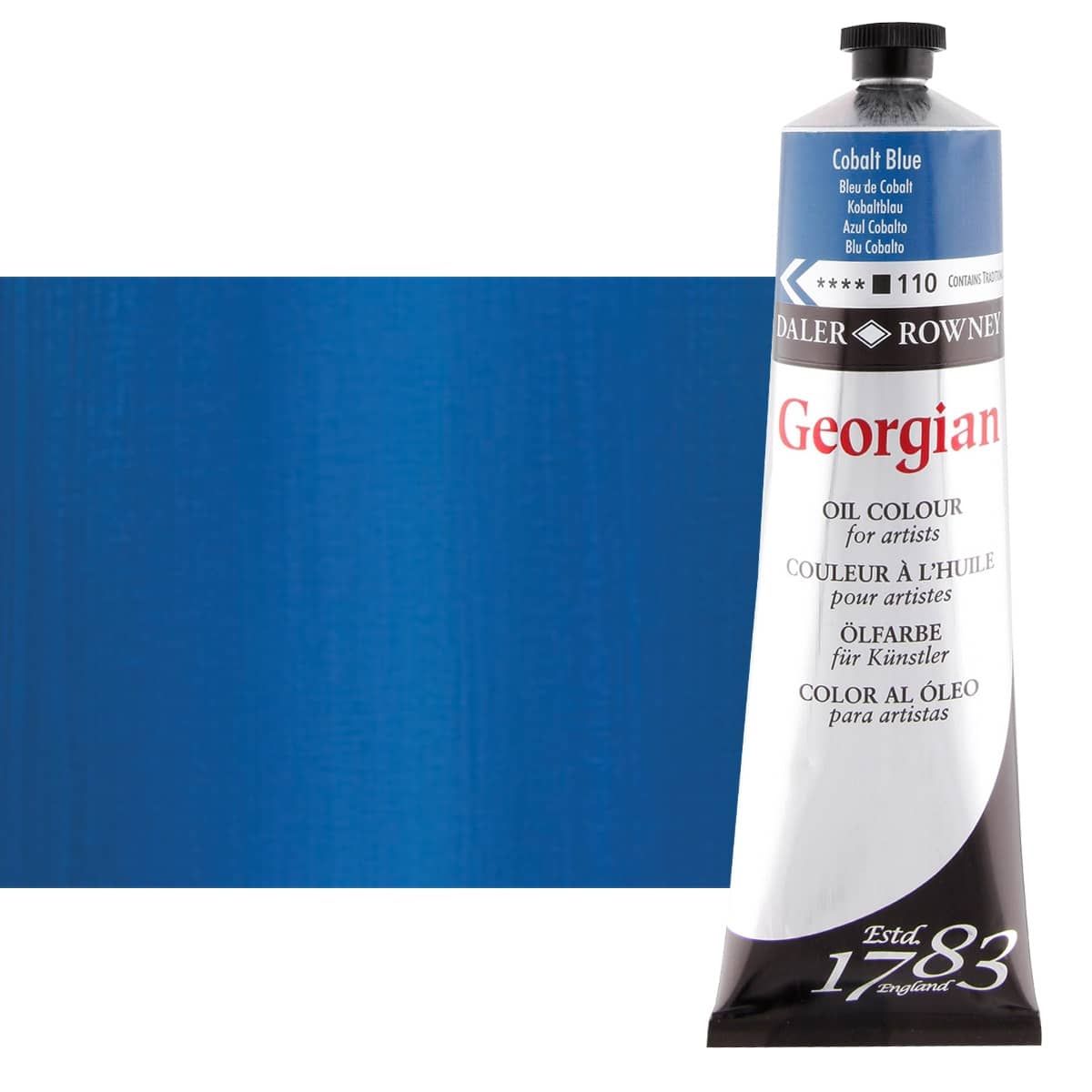 Daler-Rowney Georgian Oil Color 225ml Tube - Cobalt Blue