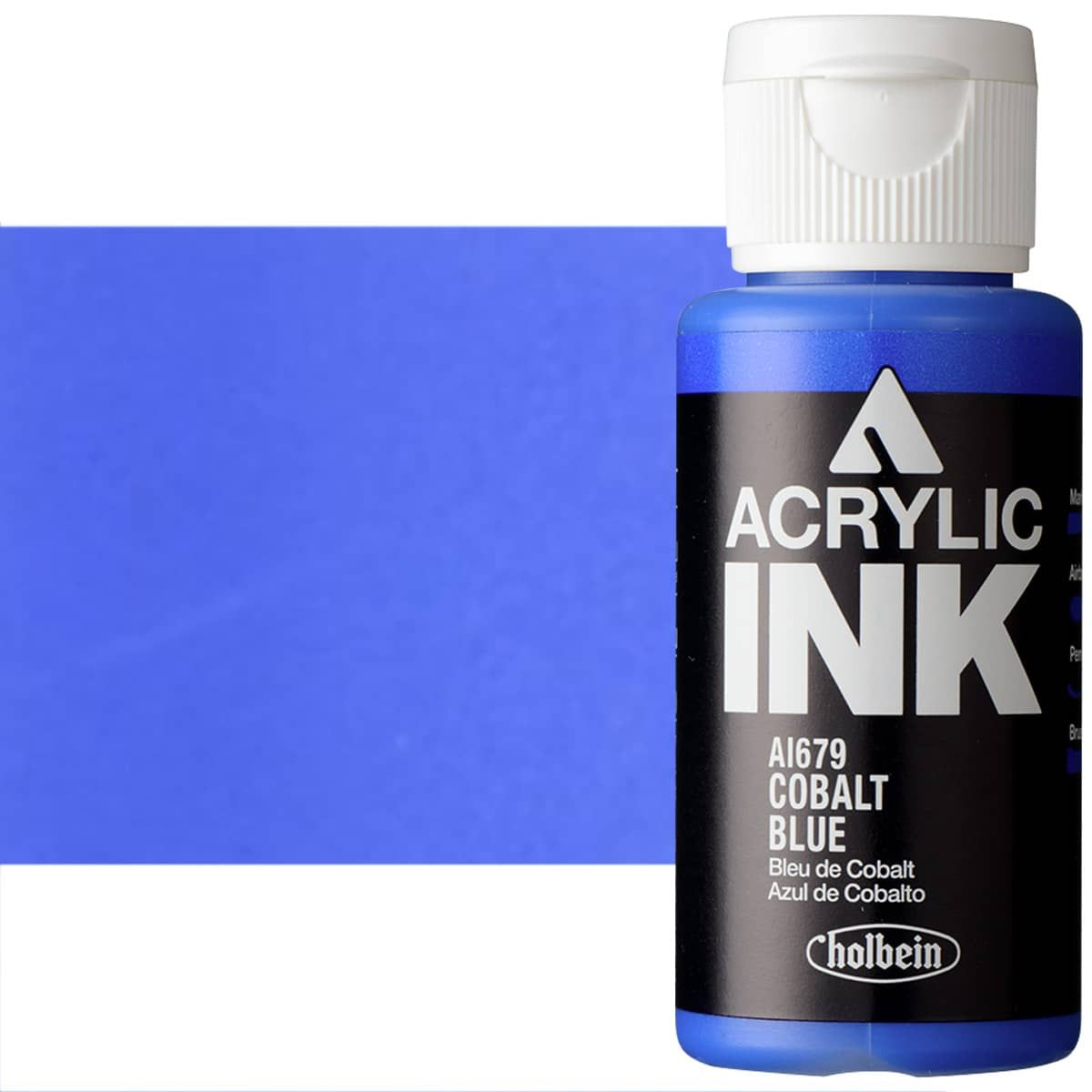 Holbein Acrylic Ink - Cobalt Blue, 30ml