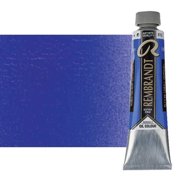 Rembrandt ExtraFine Artists' Oil Paint Cobalt Blue Ultramarine, 40ml