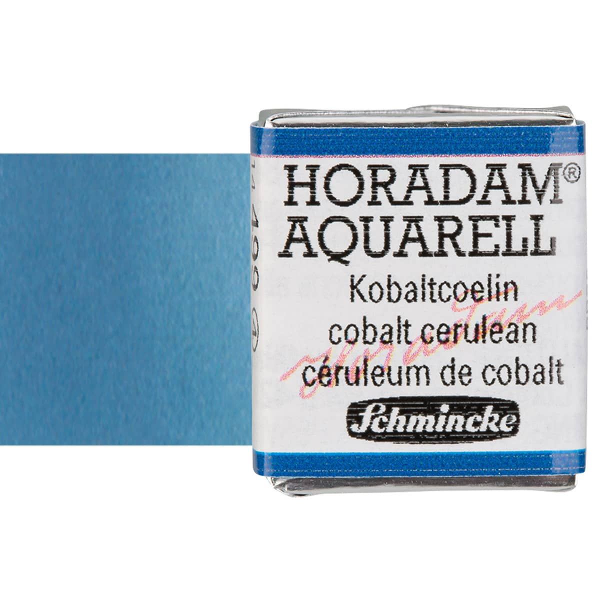 Schmincke Horadam Half-Pan Watercolor Cobalt Cerulean