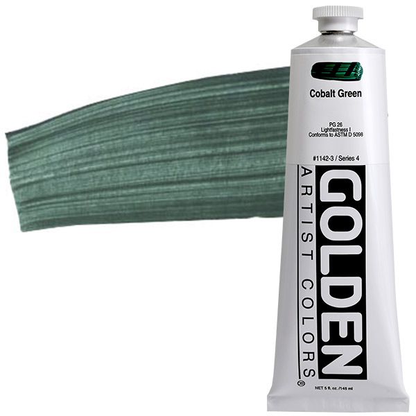 GOLDEN Heavy Body Acrylic 5 oz Tube - Cobalt Green