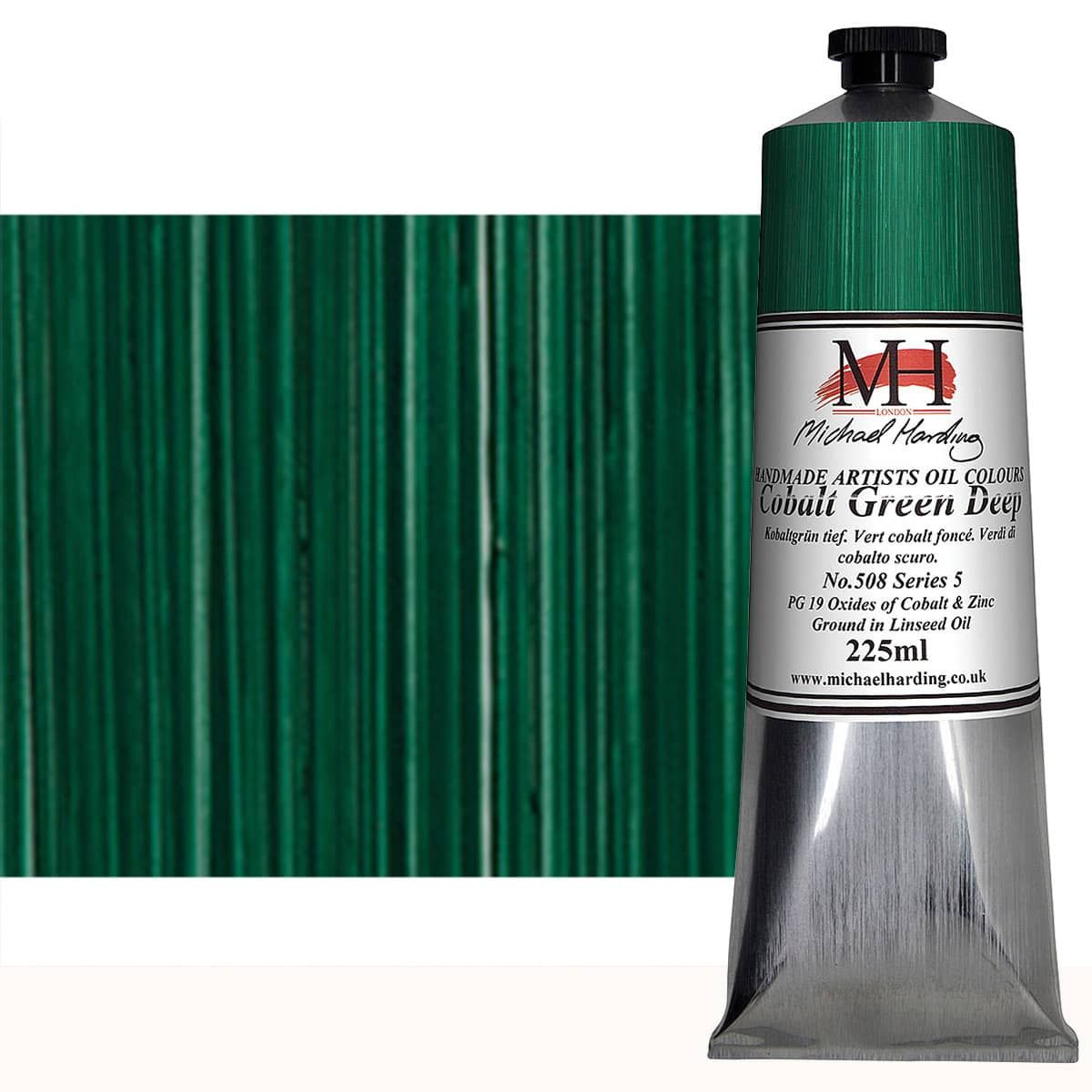 Michael Harding Handmade Artists Oil Color 225ml Cobalt Green Deep