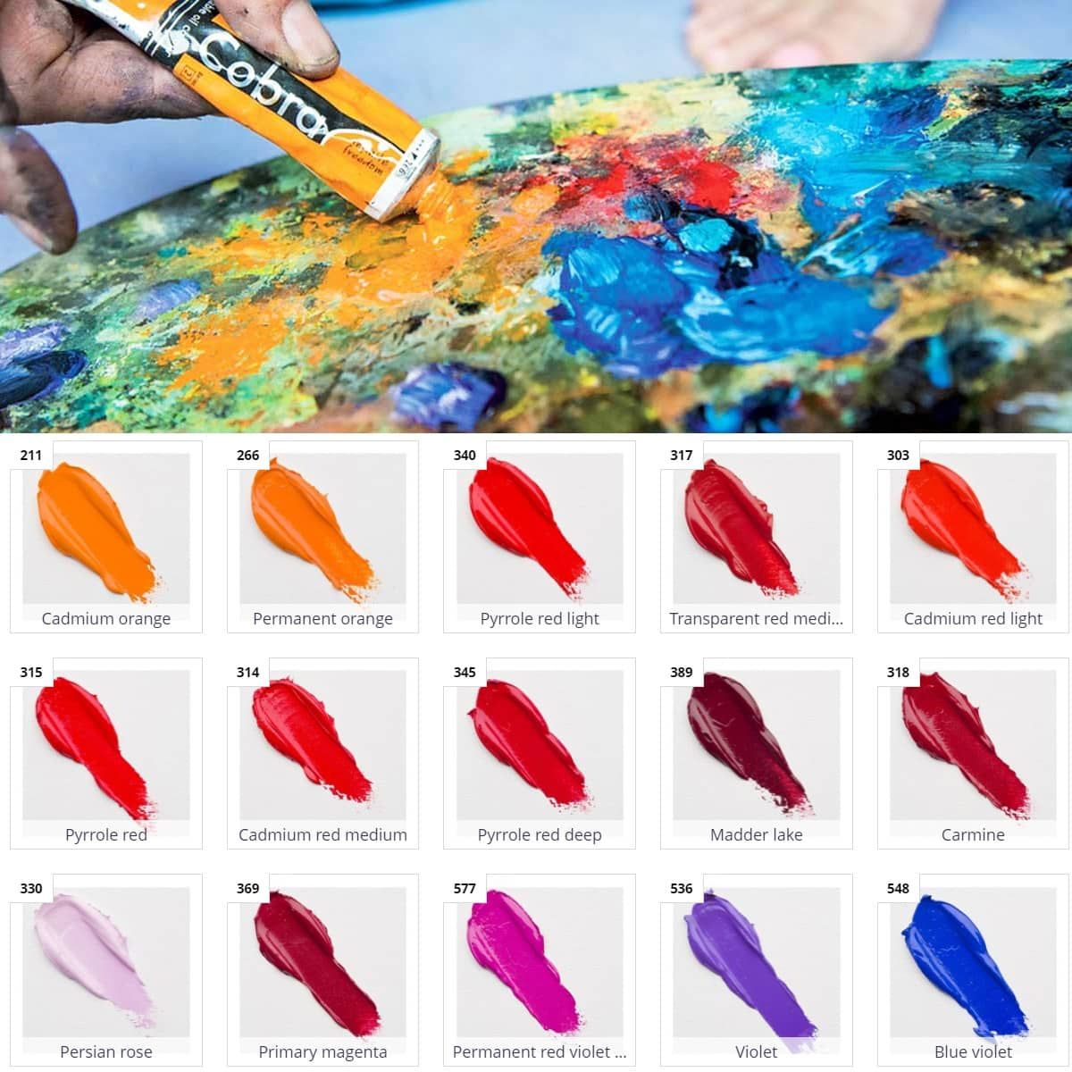 Cobra Water Mixable Oil Colors – Jerrys Artist Outlet