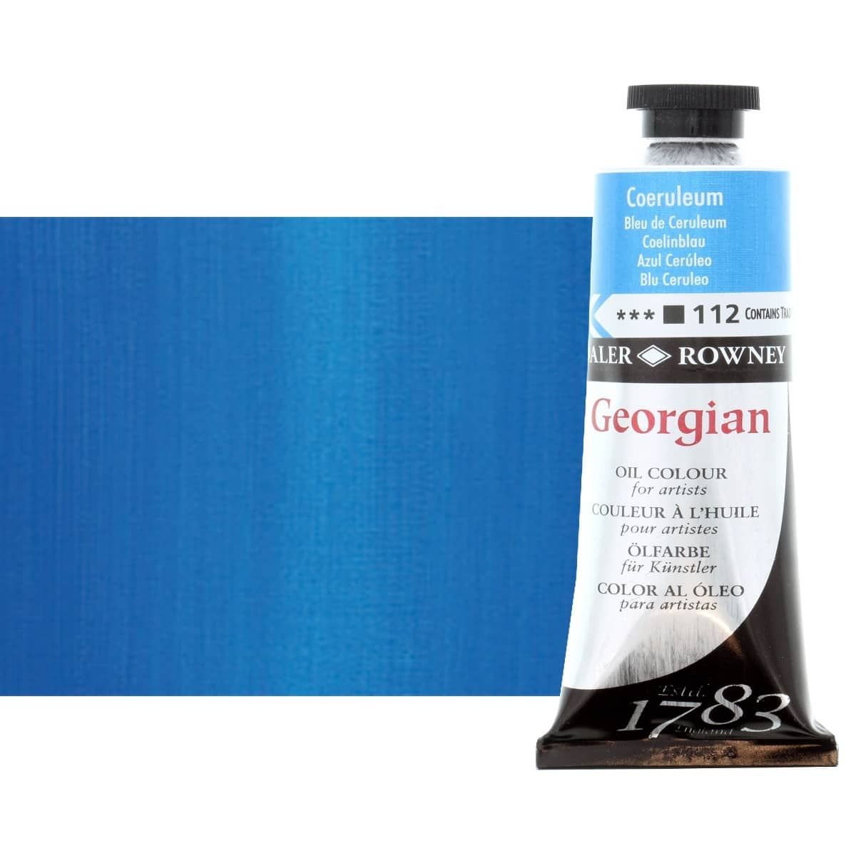 Daler-Rowney Georgian Oil Color 75ml Tube - Coeruleum Blue