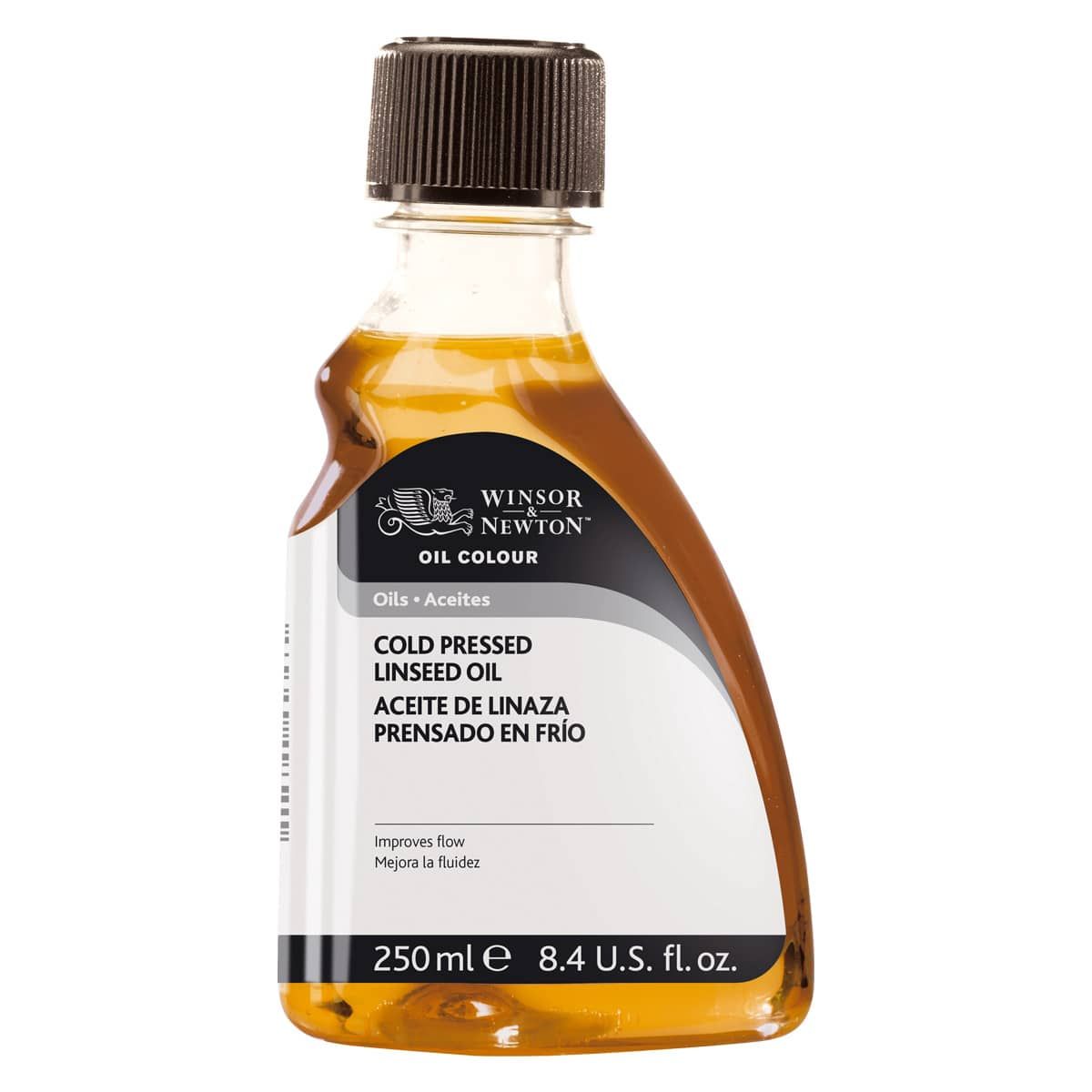 Winsor & Newton Cold Pressed Linseed Oil, 250ml (8.45oz) Bottle Jerry's Artarama