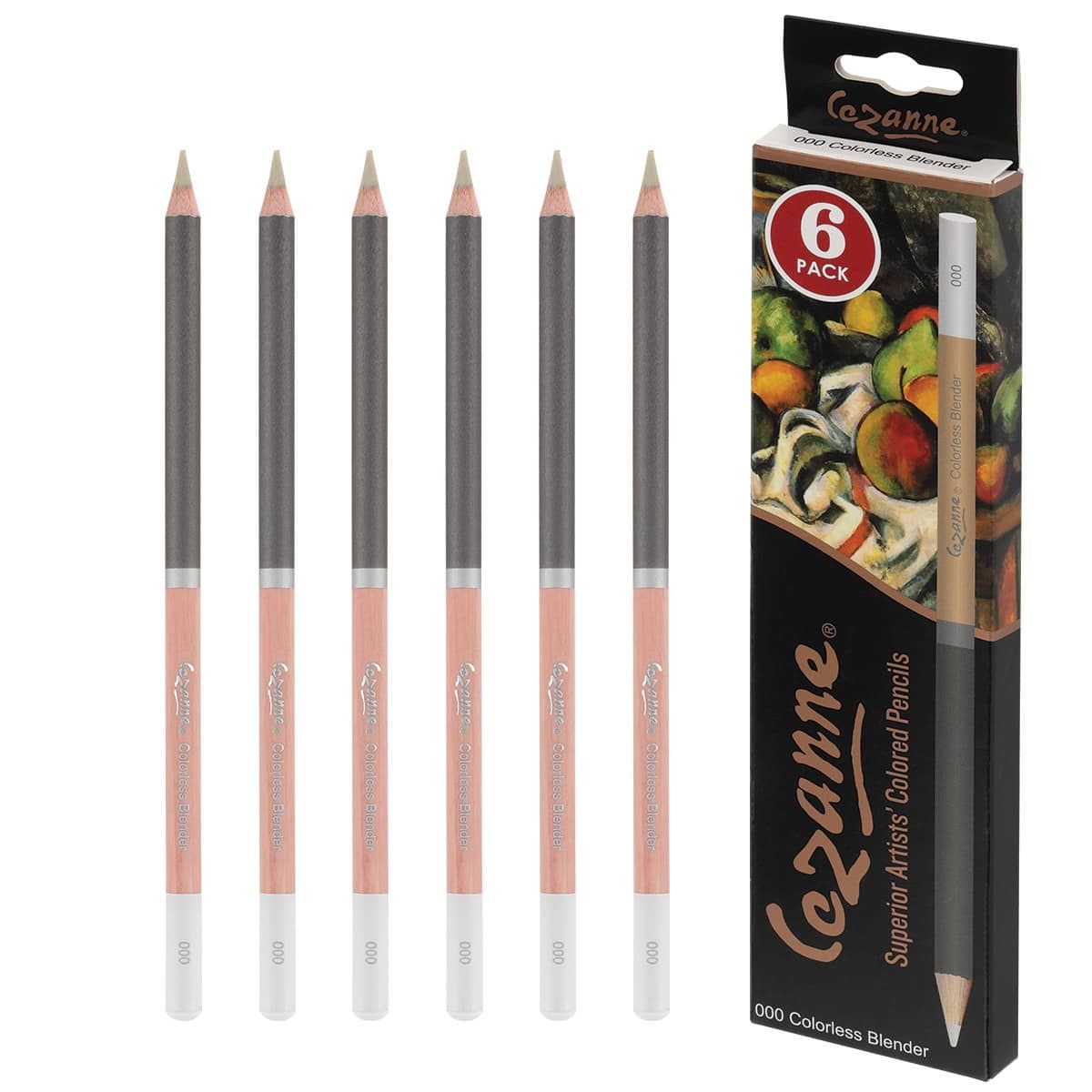Cezanne Premium Colored Pencil Colorless Blender, Box of 6
