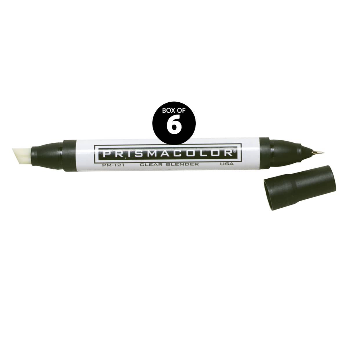 Prismacolor DoubleEnded Art Marker Colorless Blender, Box of 6