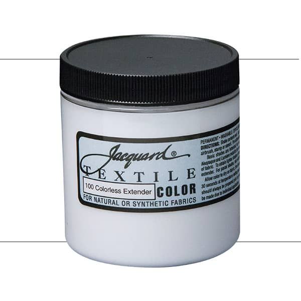 Jacquard Permanent Textile Color 8 oz. Jar Colorless Extender Jerry