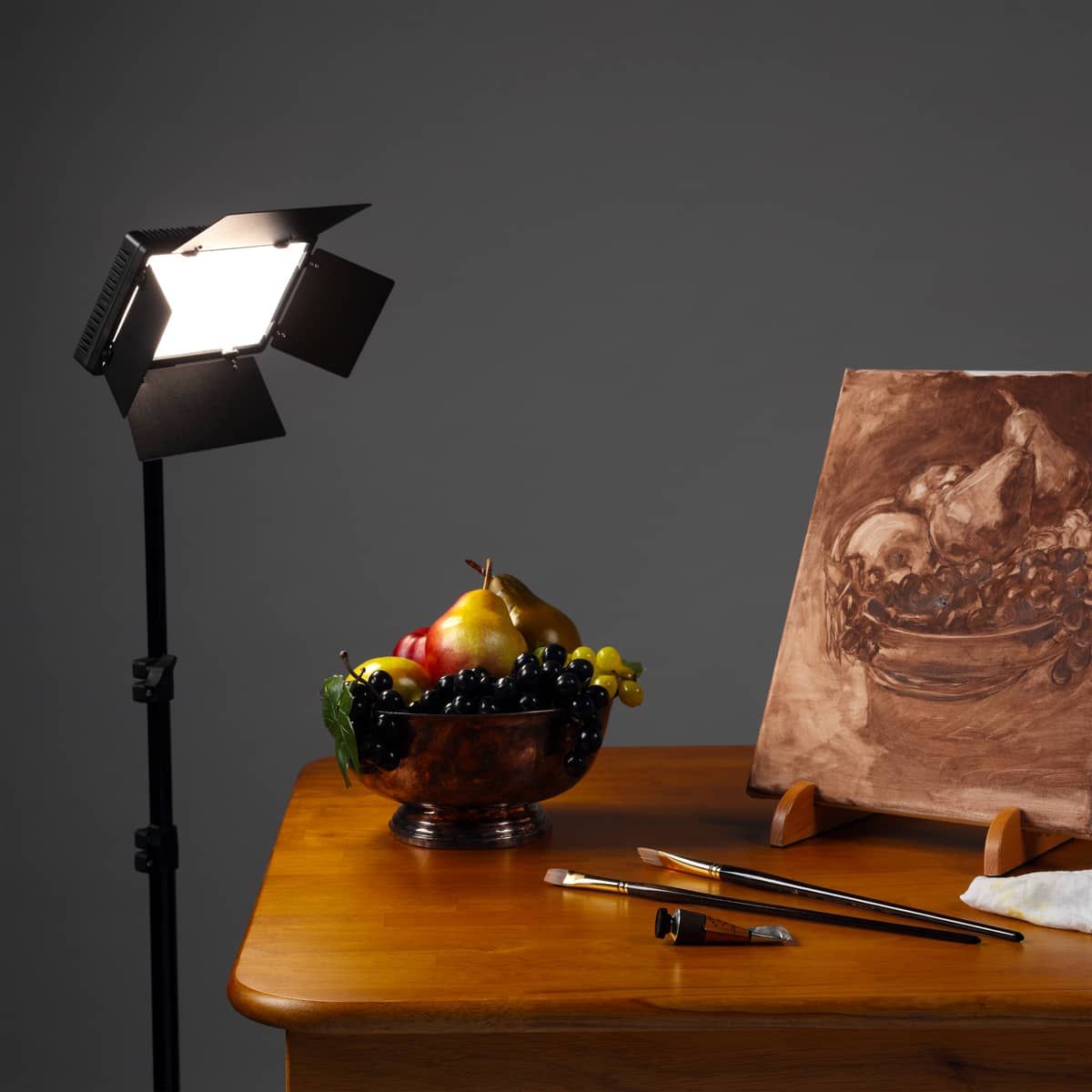 ColorView LUX artist studio light in use
