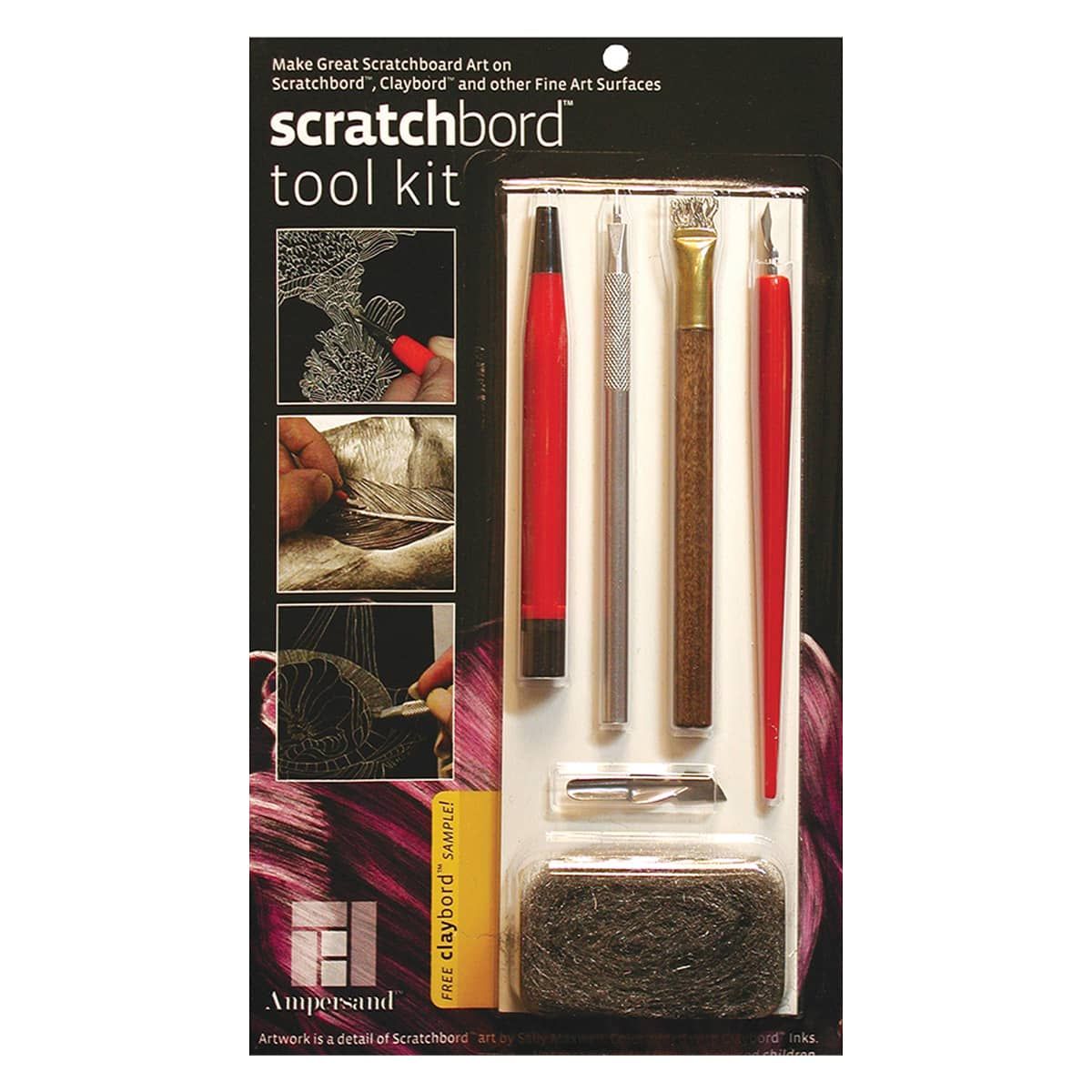 Ampersand Scratchbord Tool Kit, Complete Kit