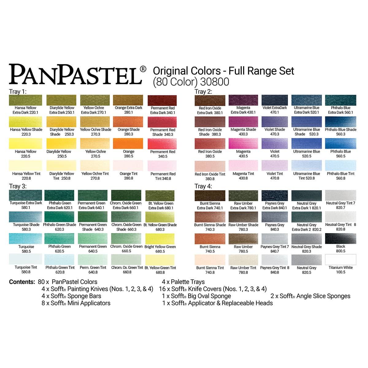 Pan Pastel 80 Complete Set - Dakota Art Pastels