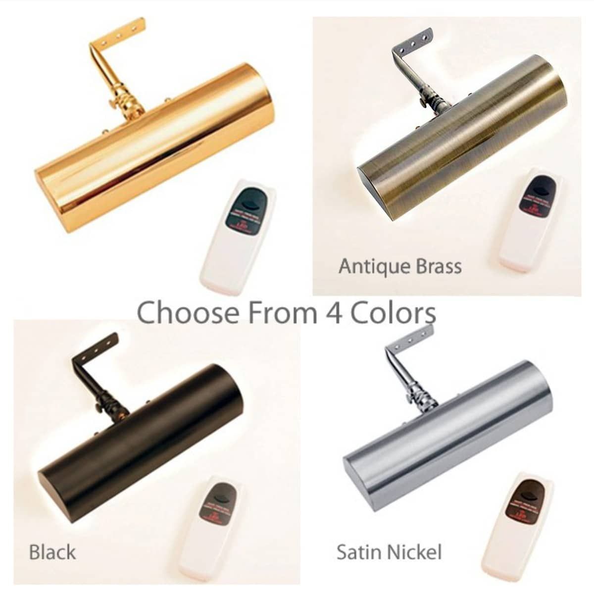 4 Color Options - Antique Brass, Polished Brass, Satin Nickel and Black
