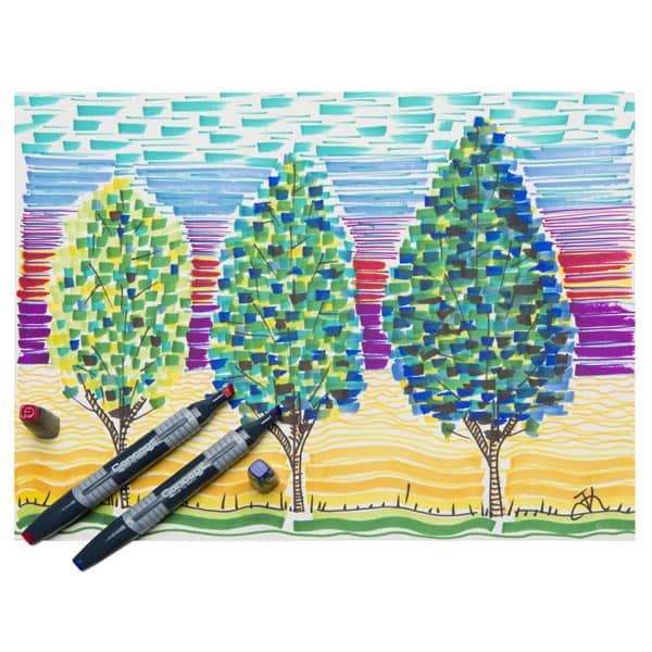 Concept Dual Tip Artist Marker 120 Black Jerry's Artarama