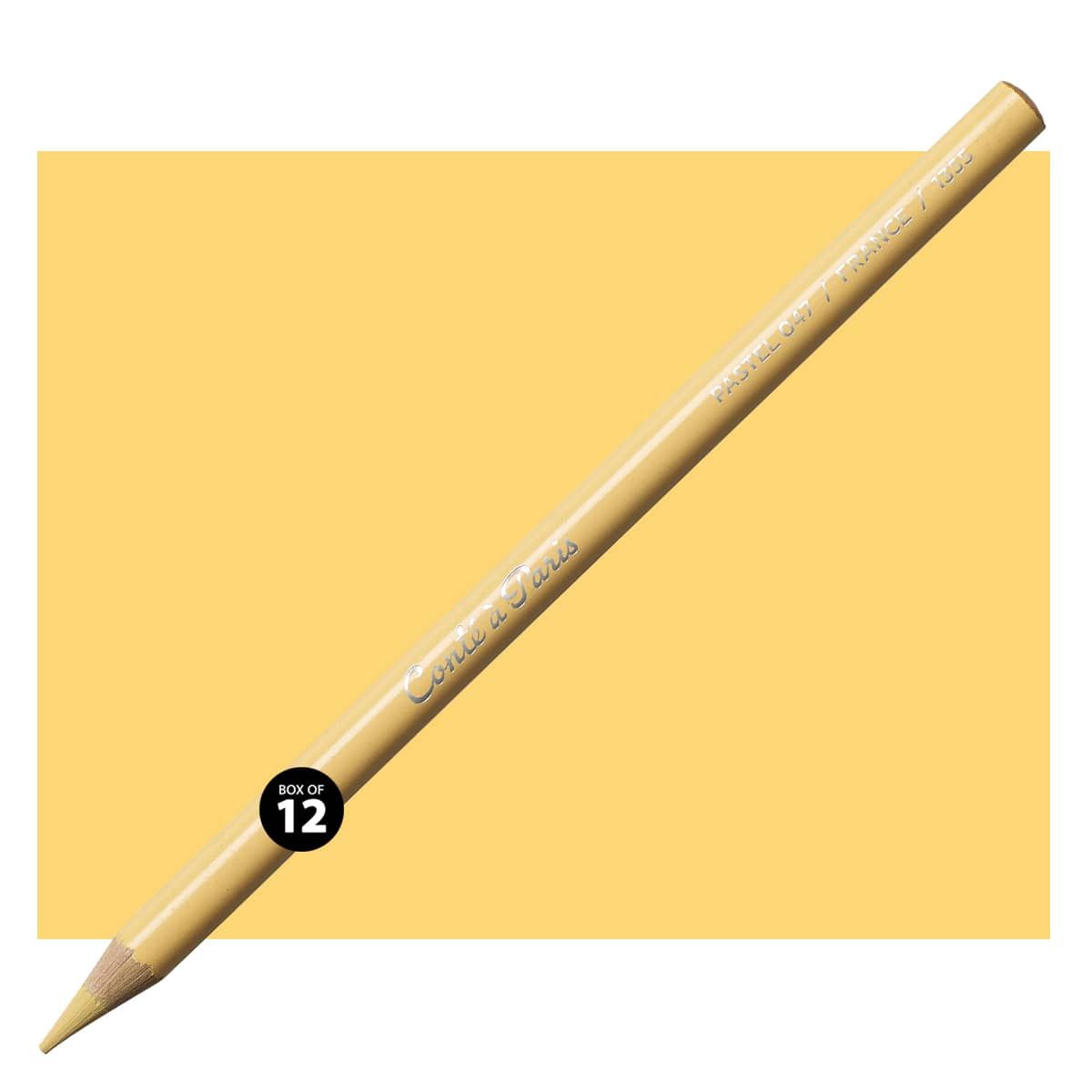 Conté Pastel Pencil Set of 12 - Naples Yellow