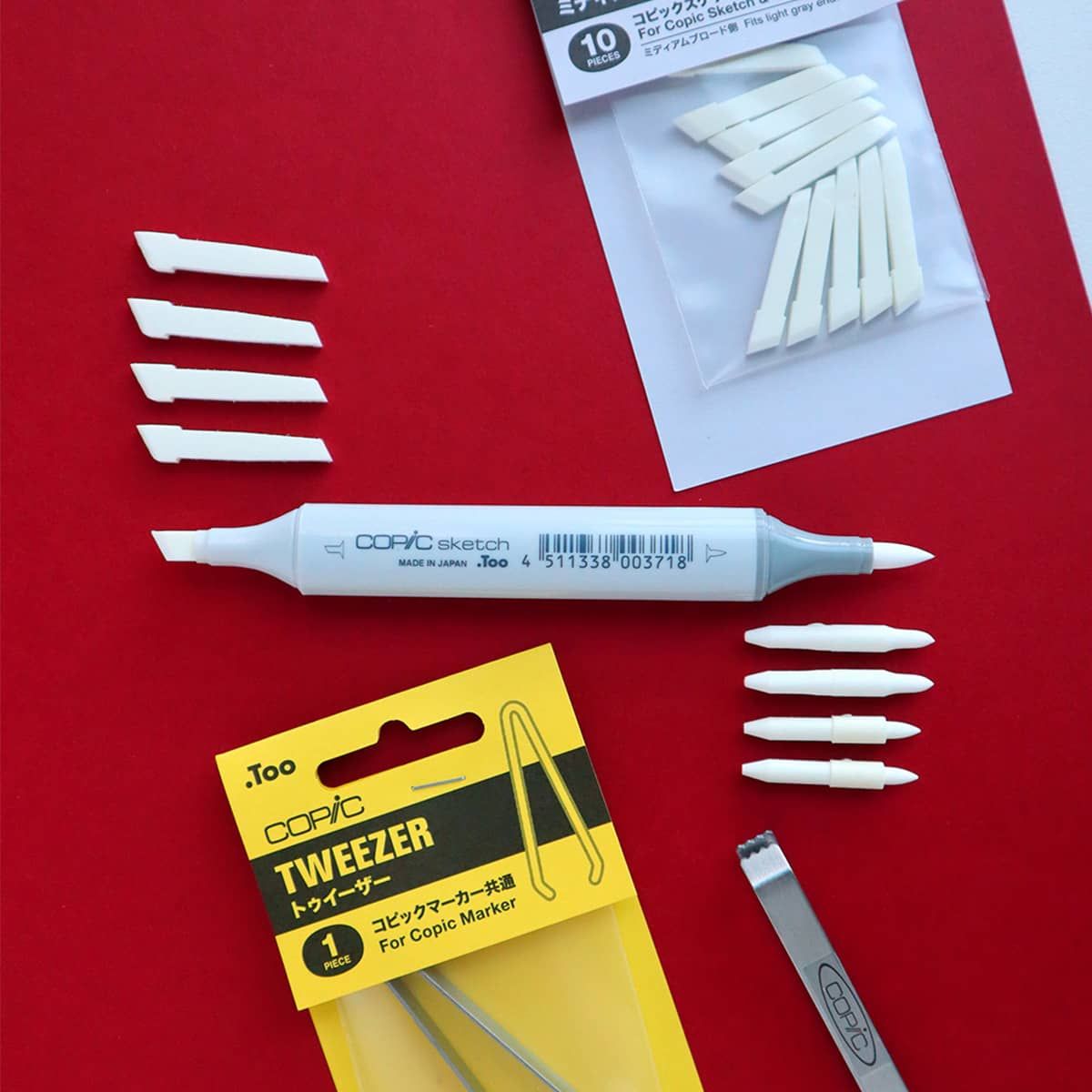 Make your own custom markers by filling empty Sketch or Wide markers!