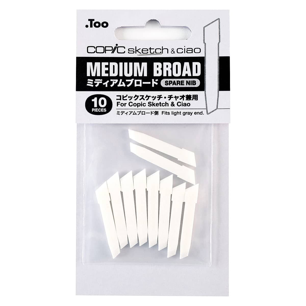 Copic Sketch & Ciao Nibs - Medium Broad Tip Pack of 10