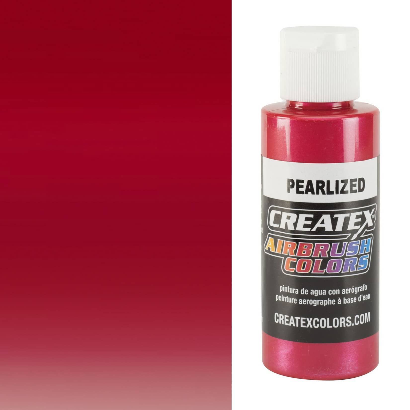 Createx Airbrush Colors 2oz Pearlized Red Jerry's Artarama