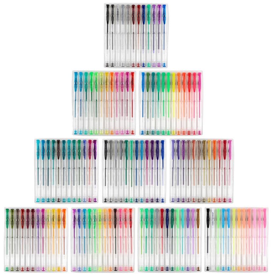 Fine Line Colored Gel Pens - Set of 6 – AIA Store