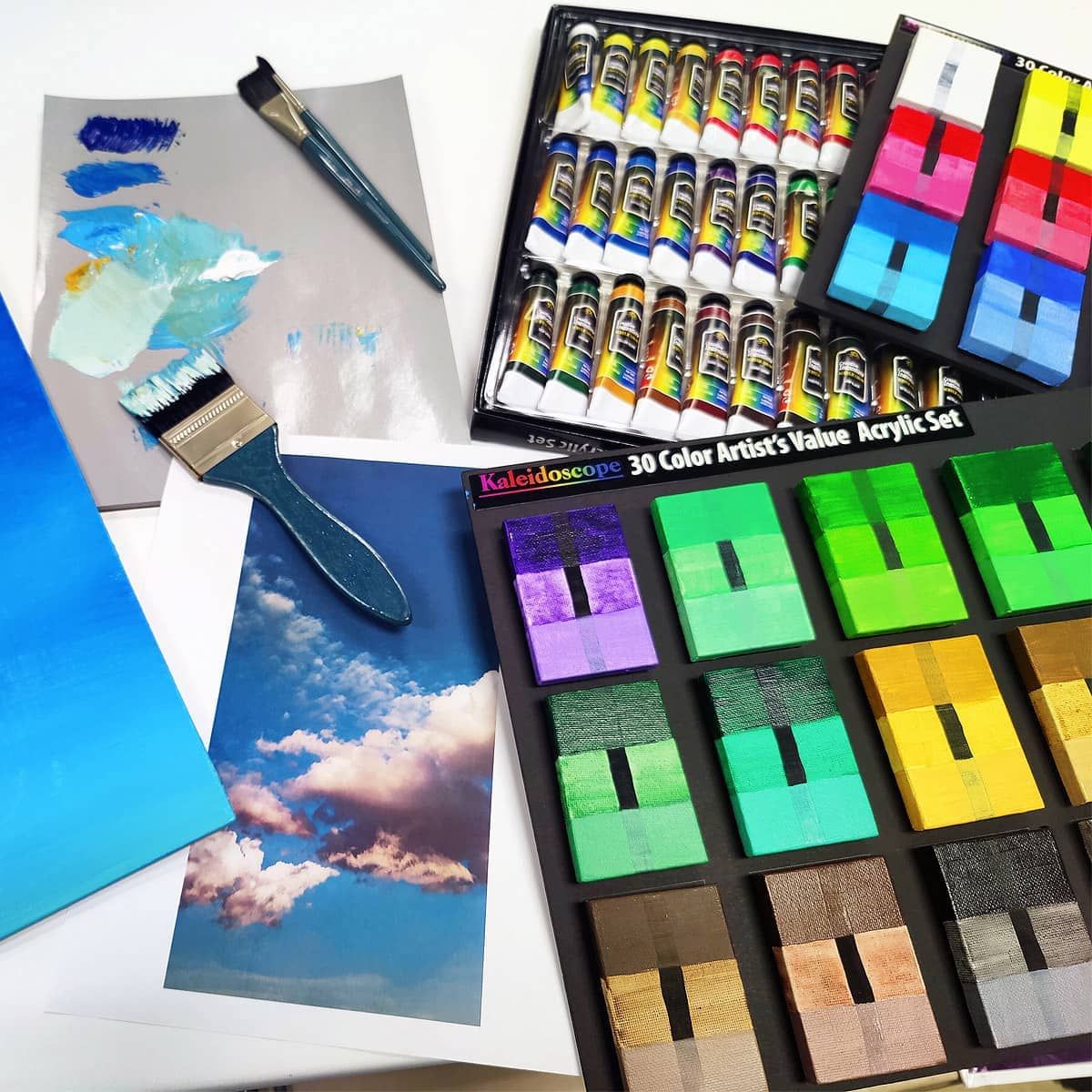 Creative Inspirations Acrylic Paints Kaleidoscope Set of 30, 20ml Tubes