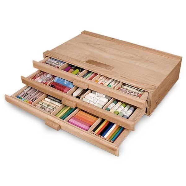Creative Mark 3 Drawer Wood Storage Box Jerry's Artarama