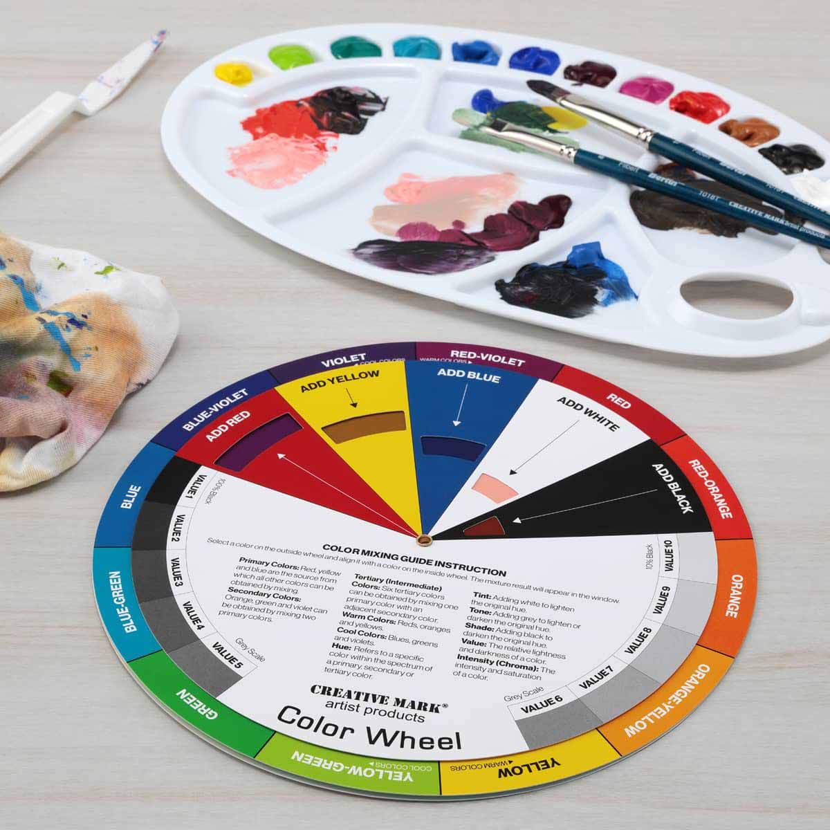 Creative Mark Color Wheel Mixing Guide