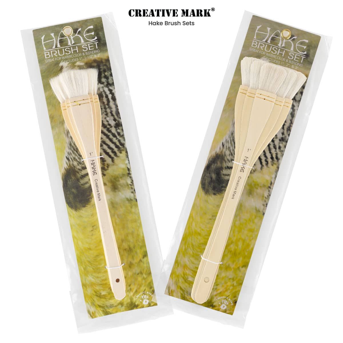 Creative Mark Mandalay Artist Goat Hair Hake Brush, Super Soft