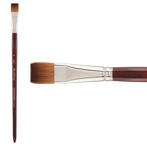 Mimik Kolinsky Synthetic Sable Long Handle Brush, Bright Size 18