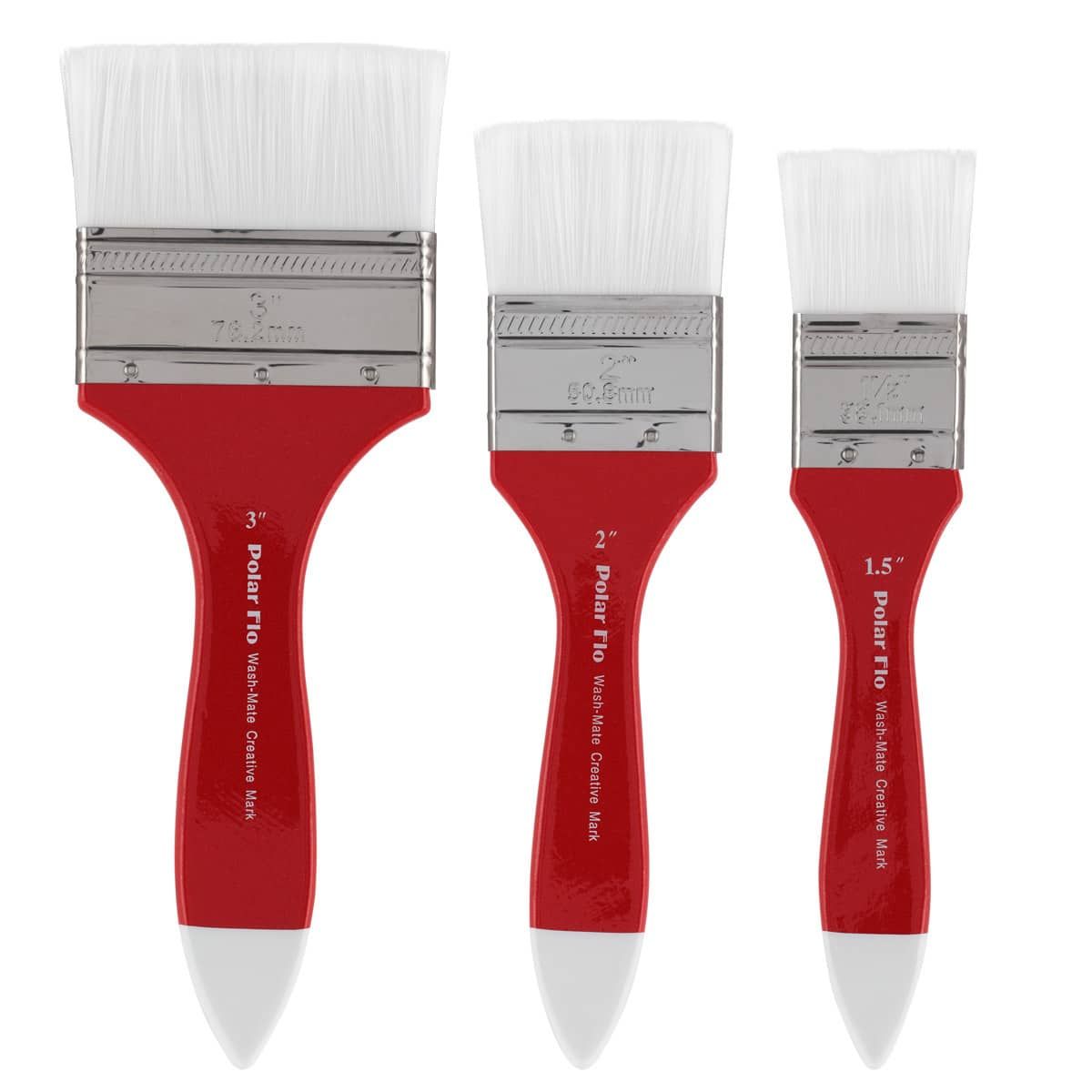 Creative Mark Polar-Flo Watercolor Brush, Wash Mate Sizes