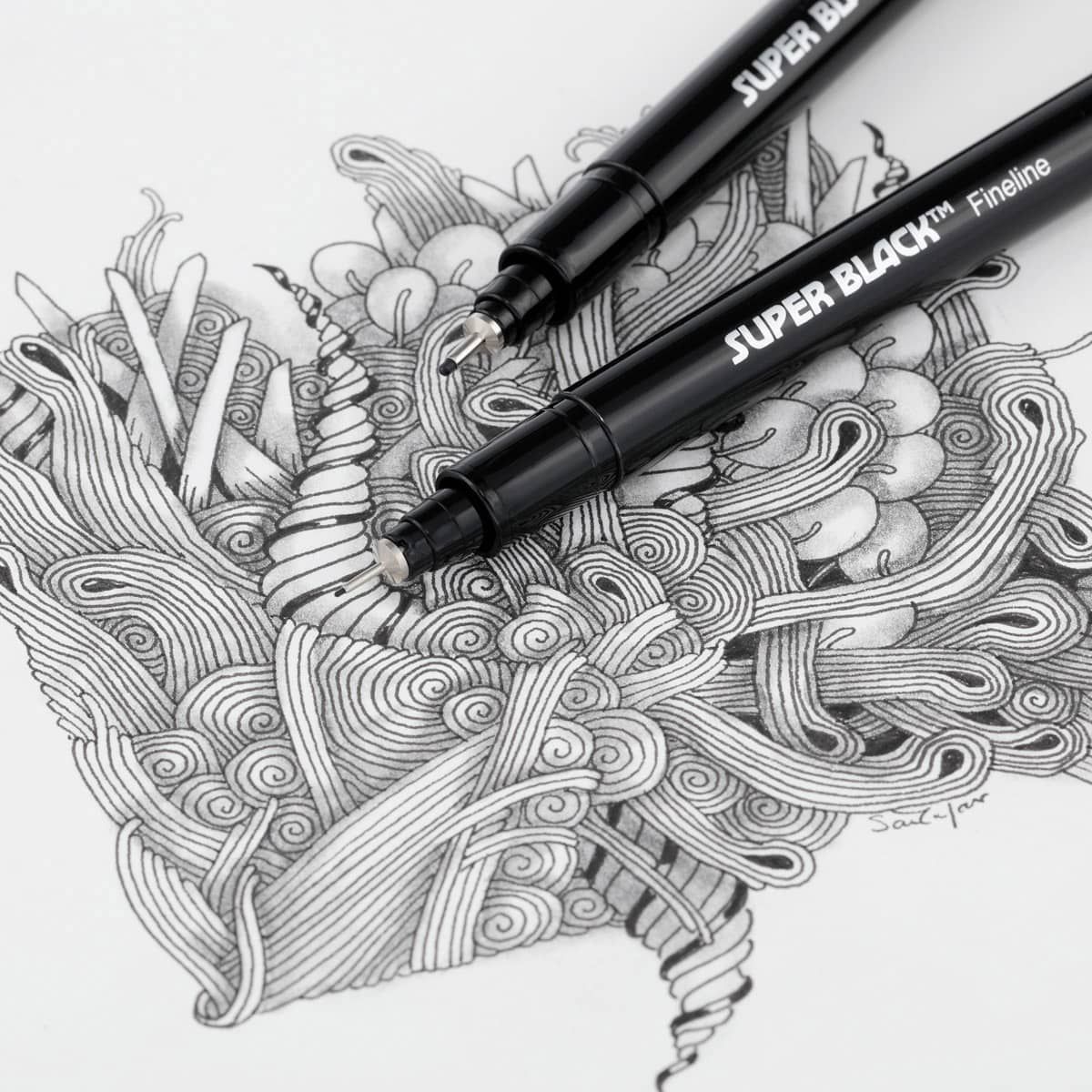 Black Micro pen Fineliner Ink Pens: Perfect For Sketching - Temu