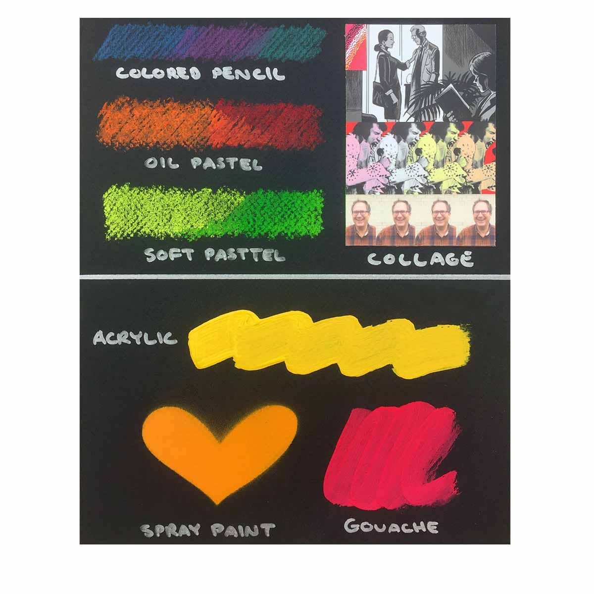 Perfect for pastel, chalk, colored pencil, & acrylic paint applications