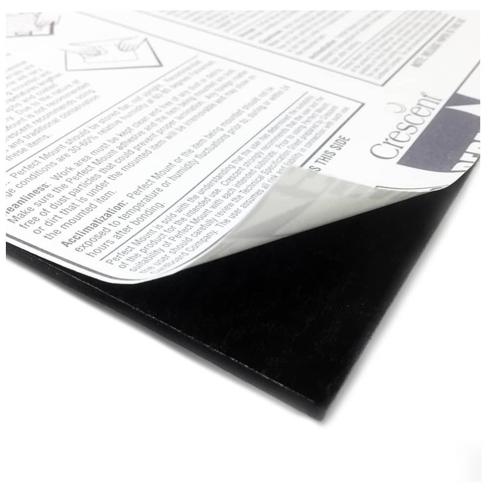 Crescent 11x14" Black Perfect Mount SelfAdhesive Board Double Thick