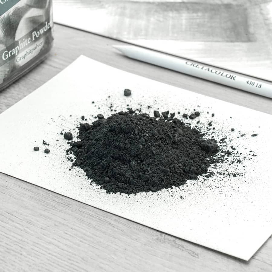 Use drawing powders for a variety of mixed media applications