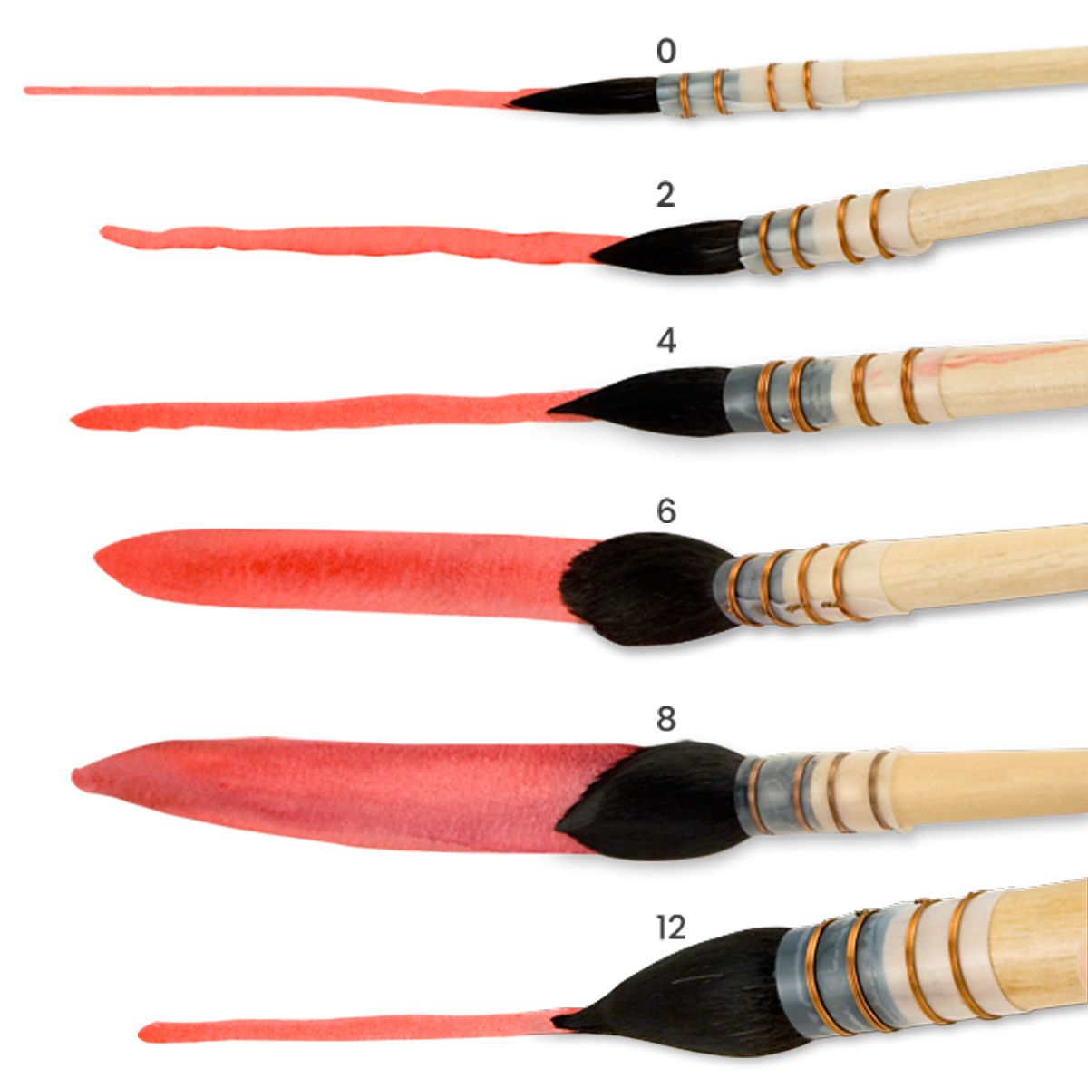 Creative Mark Harmony Squirrel Quill Watercolor Brush 2 Jerry's Artarama