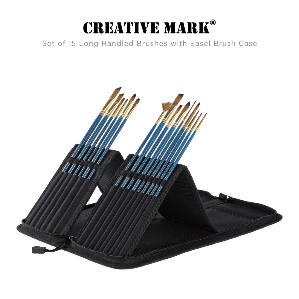 Creative Mark LH Brush Set of 15 With Easel Case
