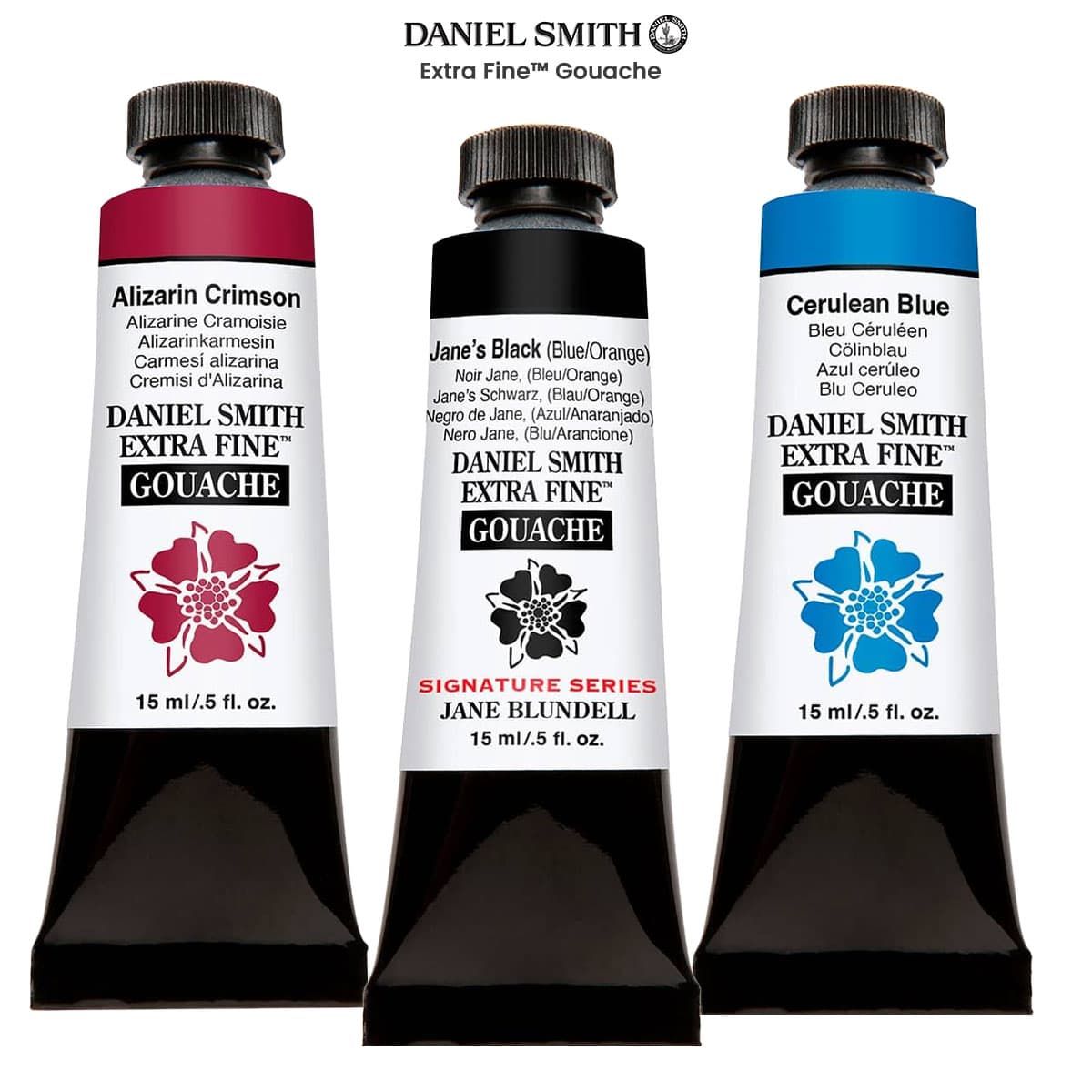 Daniel Smith extra fine artist watercolour 15ml - earths, blacks and whites