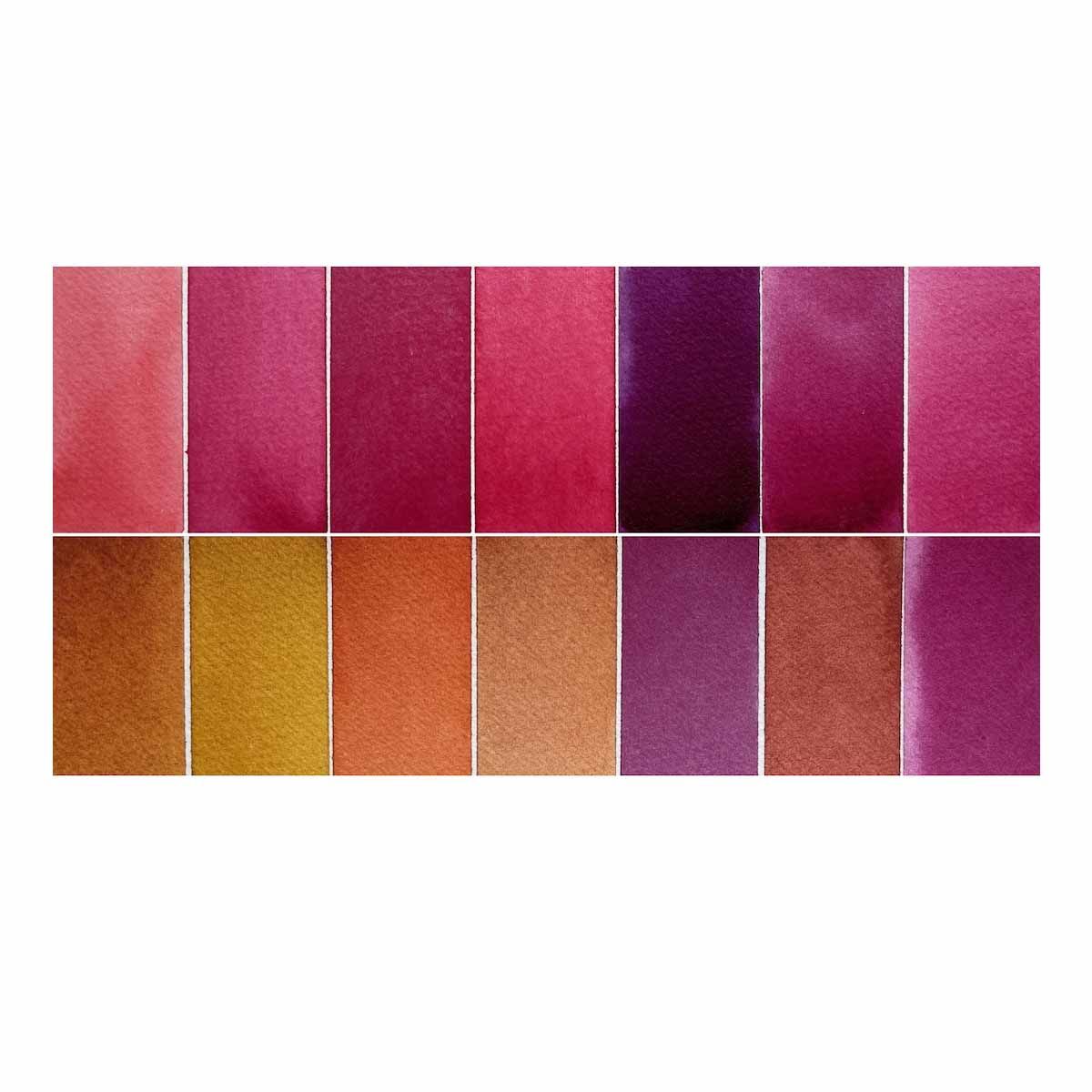 DANIEL SMITH Extra Fine Watercolor Quinacridones Collection Set of 14 ...