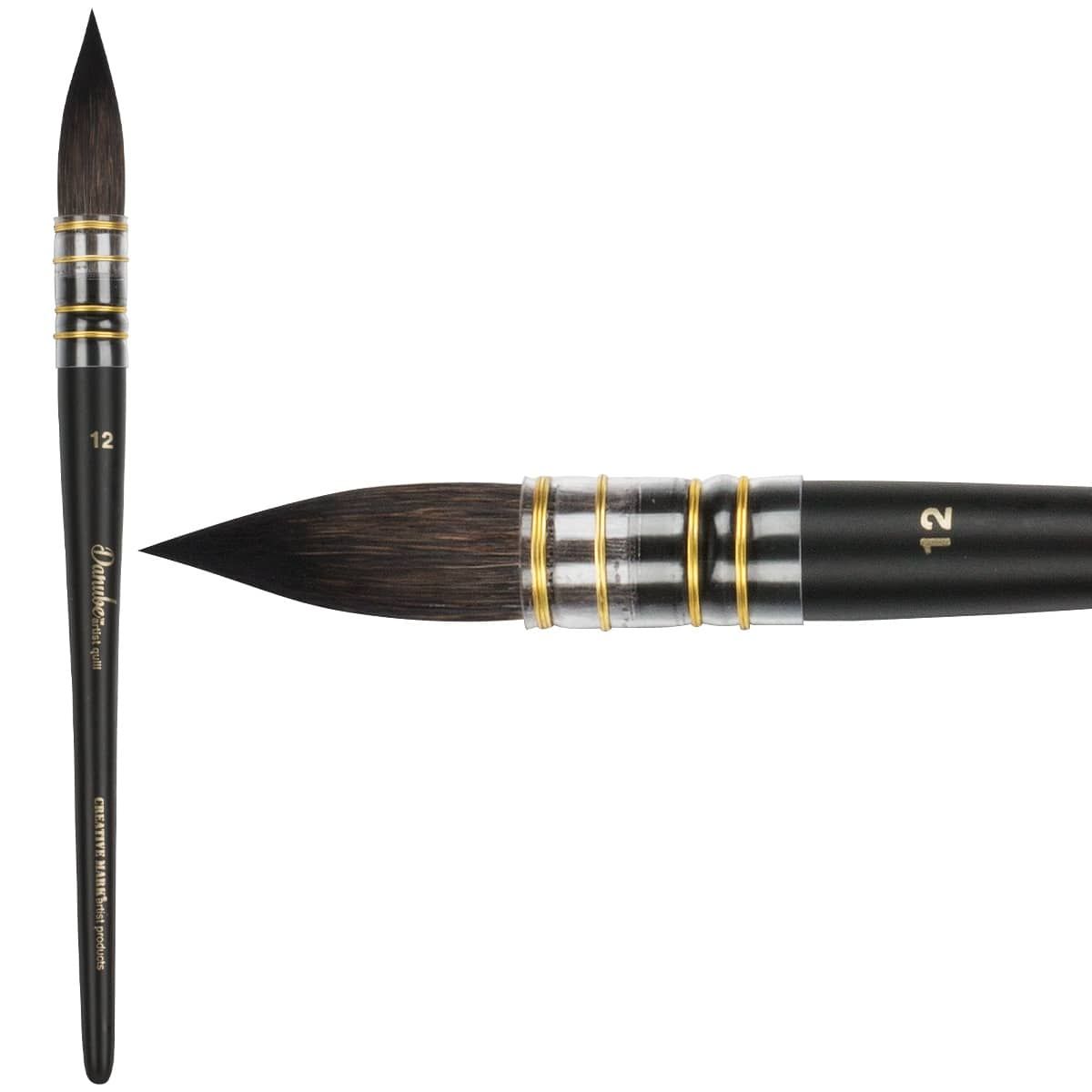 Danube Professional Watercolor Quill Brush 12, Creative Mark Jerry's