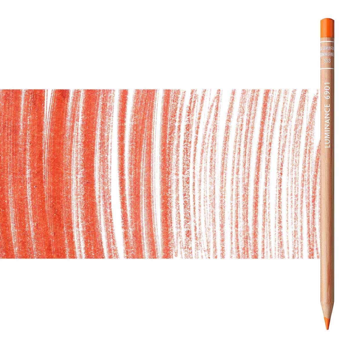 Caran d'Ache Luminance Pencil Dark Cadmium Orange