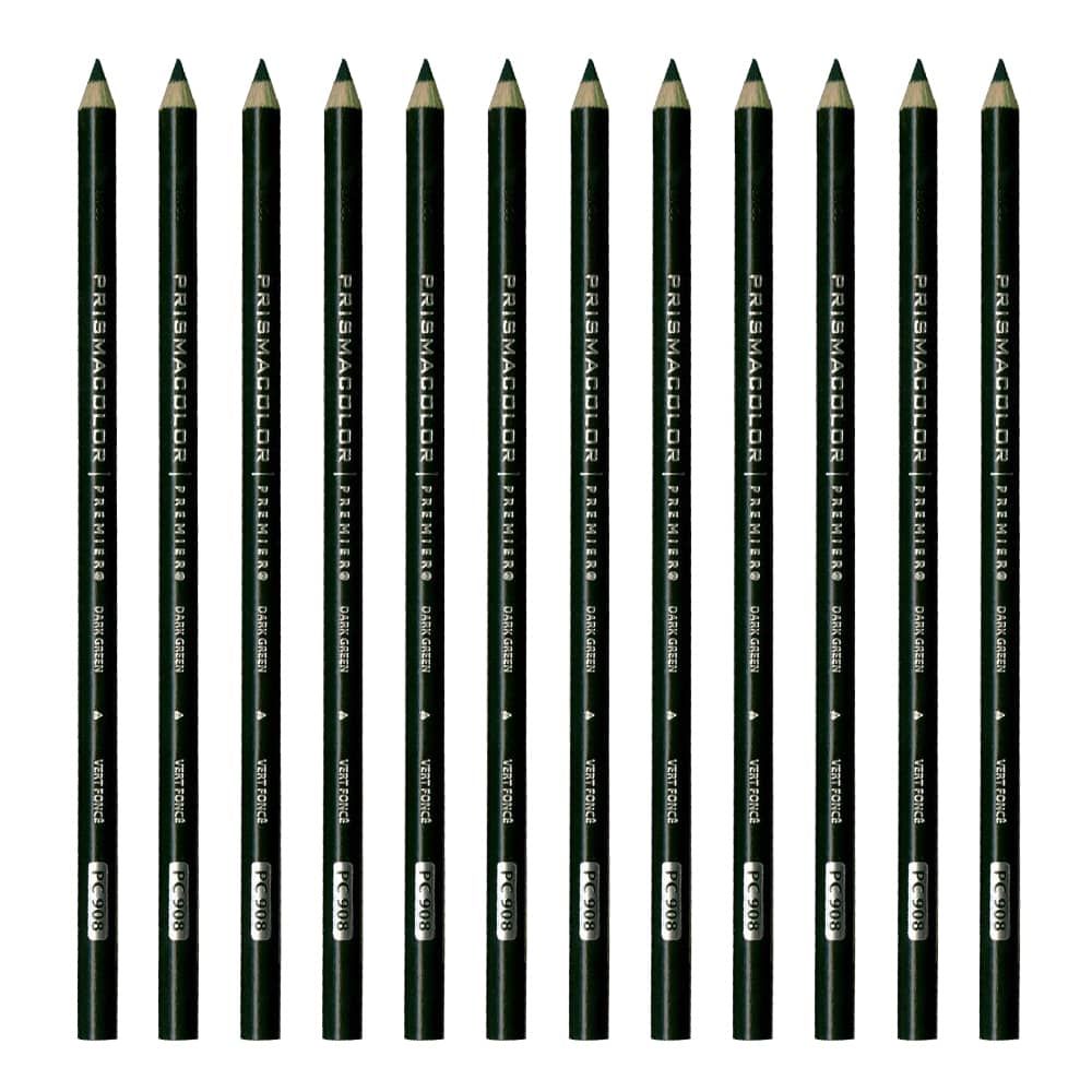 Prismacolor Premier Colored Pencil PC908 Dark Green (Set of 12) Jerry