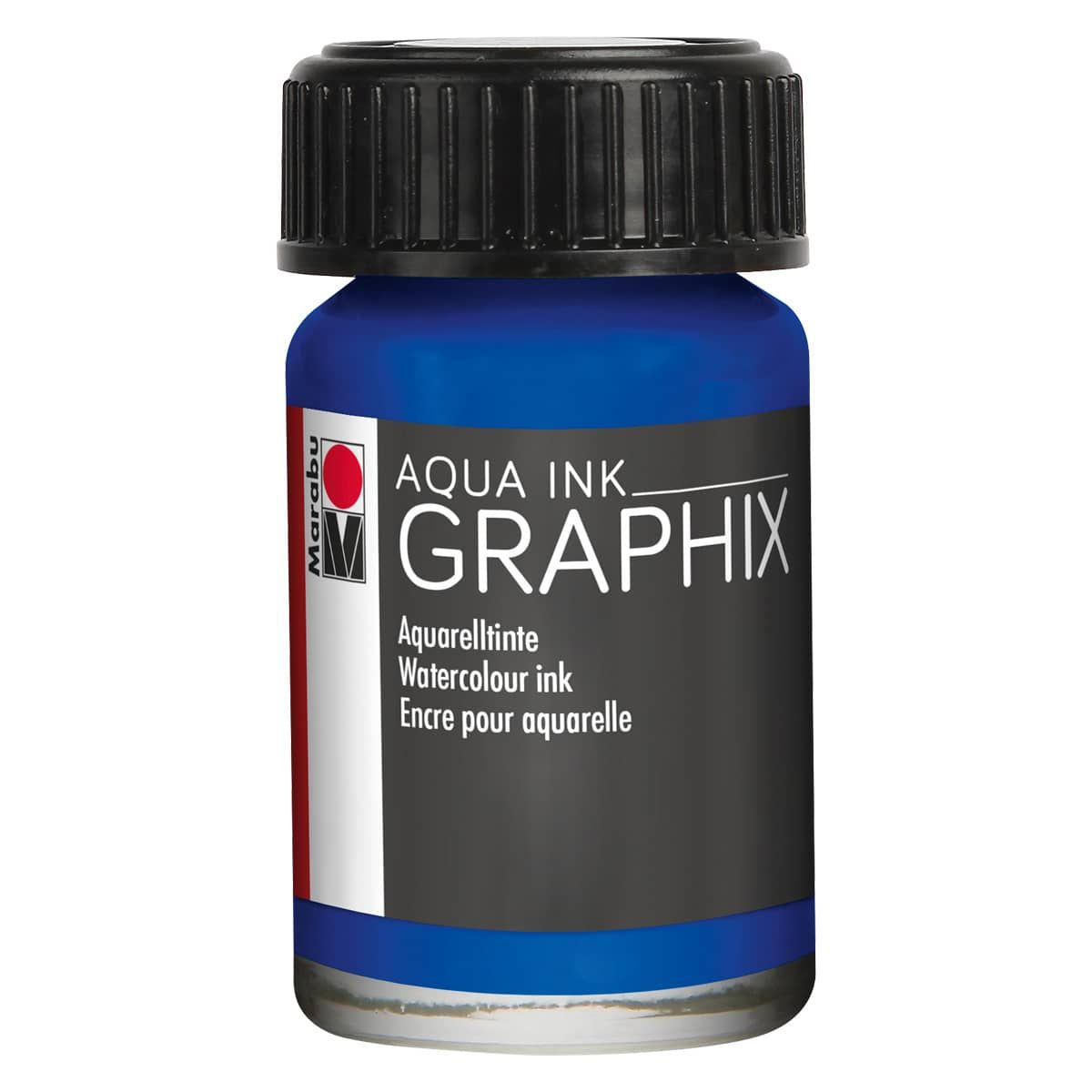 Marabu Graphix Aqua Ink - Dark Ultramarine (055), 15ml